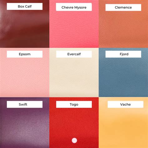 hermes clemence leather wallet|Hermes leather color chart.